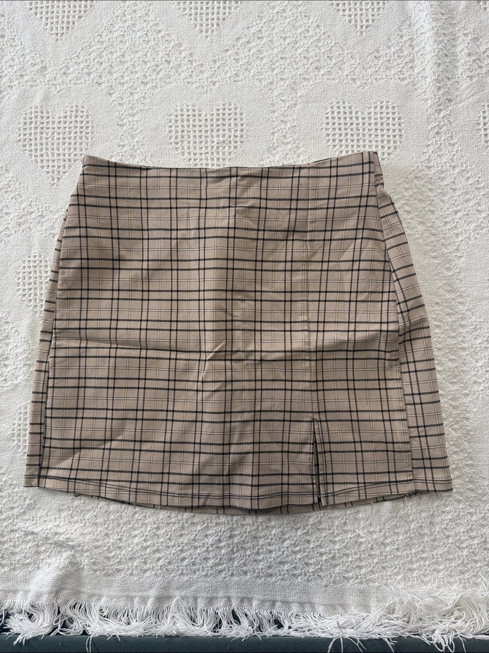 Streetwear Society Plaid Mini Skirt (M)